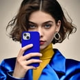 thumbnail image 2 of Compatible with iPhone 13 Case, [Drop Protection] [Anti-Scratch] Shockproof Liquid Silicone Anti-Fingerprint Cover with Microfiber Lining Phone Case for iPhone 13 6.1" (2021), Klein Blue, 2 of 13