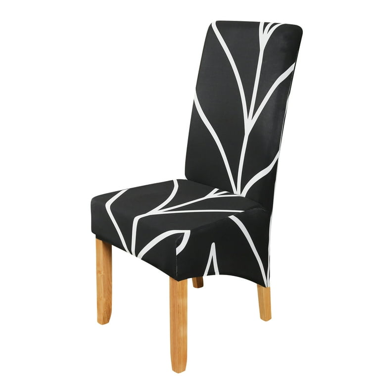 Gadotor Stretch Printed Dining Chair Washable Seat Large Slipcovers