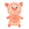 thumbnail image 1 of Juguetes de peluche para bebés recién nacidos, suéter de dibujos animados, juguete de cerdo, juguete educativo temprano (rosa) Rojo Verde, 1 of 5