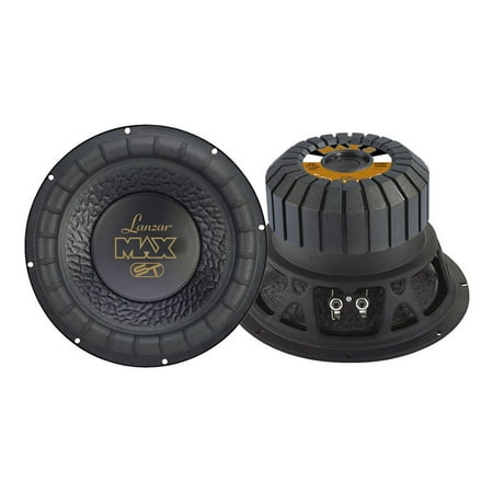 Lanzar 8 Inch 600W 4 Ohm 4 Layer Voice Coil Car Audio Subwoofer (2 Pack) |