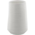 thumbnail image 1 of CosmoLiving by Cosmopolitan Porcelain Ribbed Vase, 5" x 5" x 9", White, 1 of 7