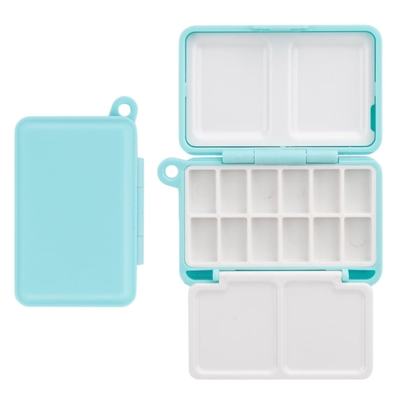 Empty Watercolor Tins Box with Pans Watercolor Paint Palette Watercolor Box with Lid Watercolor Pans for Travel Painting