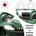 thumbnail image 2 of Montable Eléctrico para Niños Dinosaurio con Control Remoto Luces Bluetooth Música Batería 12v Hasta 30 kg, 2 of 8