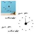 thumbnail image 4 of Reloj De Pared De Bricolaje Sin Marco, Innovador Reloj De Pared De Bricolaje Reloj De Pared De Bricolaje Sin Marco, Superficie De Espejo Adhesivo De Pared Para Sala De Estar, Amonsee Negro, 4 of 8