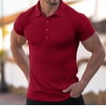 thumbnail image 3 of Gibobby Camisas Tipo Polo para Hombre Polo de algodón para hombre, ajuste regular(Rojo,XG), 3 of 4