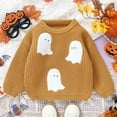 thumbnail image 2 of zbxnLI Toddler Baby Boys Girls Halloween Outfits Sweaters Knit Long Sleeve Pullover Sweater Kids Clothes, 2 of 6