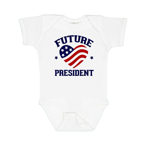 Inktastic Future President Boys or Girls Baby Bodysuit