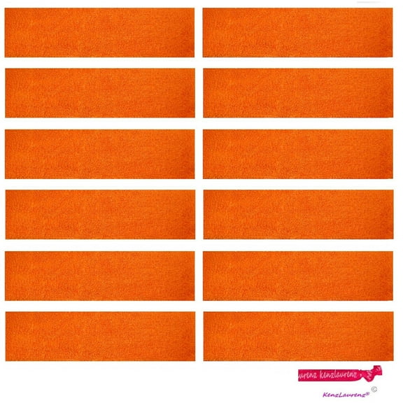 Kenz Laurenz Sweatbands 12 Terry Cotton Sports Headbands Sweat Absorbing Head Bands Orange