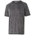 thumbnail image 5 of Holloway Sportswear L Boys Electrify 2.0 Short Sleeve Tee Black Heather 222622, 5 of 5