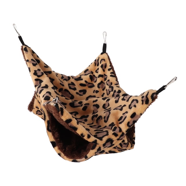 Cama Cálida Colgante Para Mascotas, Diseño De Punto De Hamaca De Hámster Suave Cálido De Doble Capa Para Chinchilla Para Conejillo De Indias Para Hámster ANGGREK AJ2116