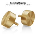 thumbnail image 3 of Barra para cortinas ajustable YaFex 81-305 cm, metal dorado, 3 of 9