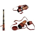 thumbnail image 2 of Handheld Pirate Spyglass Brass Nautical Antique Telescope With Leather 18 inches, 2 of 6
