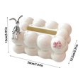 thumbnail image 3 of Big Sale ! Nomeni Home Textile Storage,Storage Case,Tissue Box Living Room Light Luxury High End Household Creative Paper Box Dining Table Napkin Storage Box Paper Box Multiple Scene Placement, 3 of 7