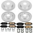 thumbnail image 2 of PowerStop Front and Rear Geomet Coated Brake Rotor and Pad Kit Fits: NISSAN Select Models CRK7865, 2 of 5