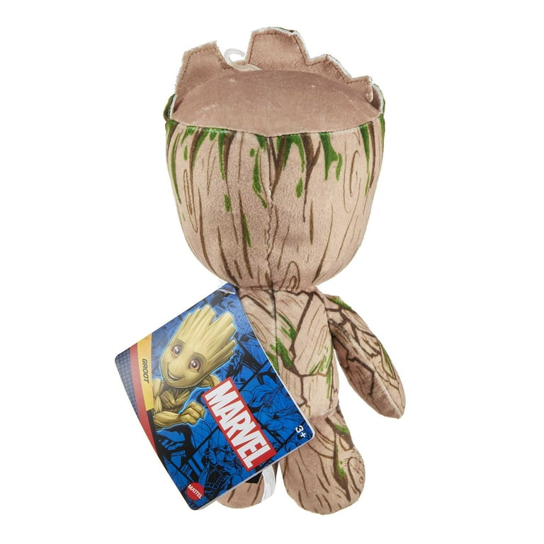 Marvel Plush Character, 8-inch Groot Soft Doll for Ages 3 Years Old & Up