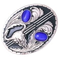 thumbnail image 3 of Hebilla de Cinturón de Piedras Preciosas Vintage Abrazadera de Cinturón de Vaquero en Relieve con Cabeza de Toro Tribal , Baoblaze  hebillas de cinturón para hombres, 3 of 7
