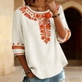thumbnail image 2 of Womens Tops Casual Solid Stand Collar Button Down Shirt Spring Summer Shirts for Women White L, 2 of 9