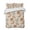 Light Beige Light Yellow, variant on Quilts Full Size Bedding Set, Funny Animals Lightweight Quilted Comforter, Cartoon Lions Giraffes Elephant Forest Soft Reversible Bedspread Coverlet with Pillow Covers for All Season, 78" x 90"