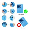 thumbnail image 2 of iMeshbean 3 speed Portable Table Air Conditioner Air Conditioning Fan Touch Control, Blue, 2 of 4
