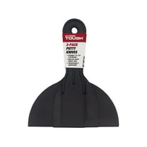 Hyper Tough Plastic Putty Knife Set, 3 Piece (1.5", 3" and 6")