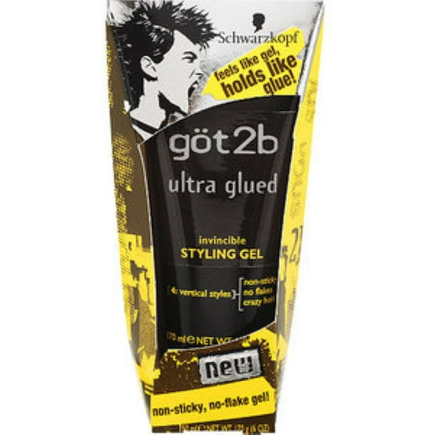 got2b Ultra Glued Invincible Styling Gel 6 oz (Pack of 4)