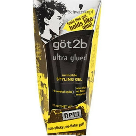 got2b Ultra Glued Invincible Styling Gel 6 oz (Pack of 6)