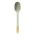 thumbnail image 6 of Beautiful 3-Piece Silicone Kitchen Utensil Tool Set, Sage Green by Drew Barrymore, 6 of 9