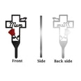 thumbnail image 7 of Mother's Day Mom Memorial Grave Markers for Cemetery Cardinals Heart Memorial Plaque Stake Double Sided Metal Sympathy Grave Decorations for Cemetery, 7 of 7