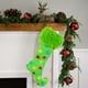 thumbnail image 1 of xihome Calcetn navideño de punto con diseño de caramelo bordado, ideal para regalo navideño (43 x 17 cm)., 1 of 6