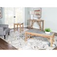 thumbnail image 3 of Linon Faye Table d'Appoint en Bois Rustique Marron, 3 of 9