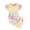 Yellow, variant on VerPetridure Clearance Toddler Baby Boys Girls Tie-Dye Summer Outfits Short Sleeve T-Shirt Tops Short Pants Sweatsuits 2Pcs Summer Cotton Clothes Set