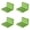 Green, variant on Floating Shelves 4 x 4 x 3 Inch for Wall, Punch Wall Mount Shelf with Self Adhesive Hanger, Waterproof Plastic Floating Shelf for Living Room, Kitchen, Bathroom, Bedroom