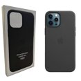 thumbnail image 1 of Apple iPhone 12 Pro Max Leather Case with Magsafe - Midnight Black, 1 of 5