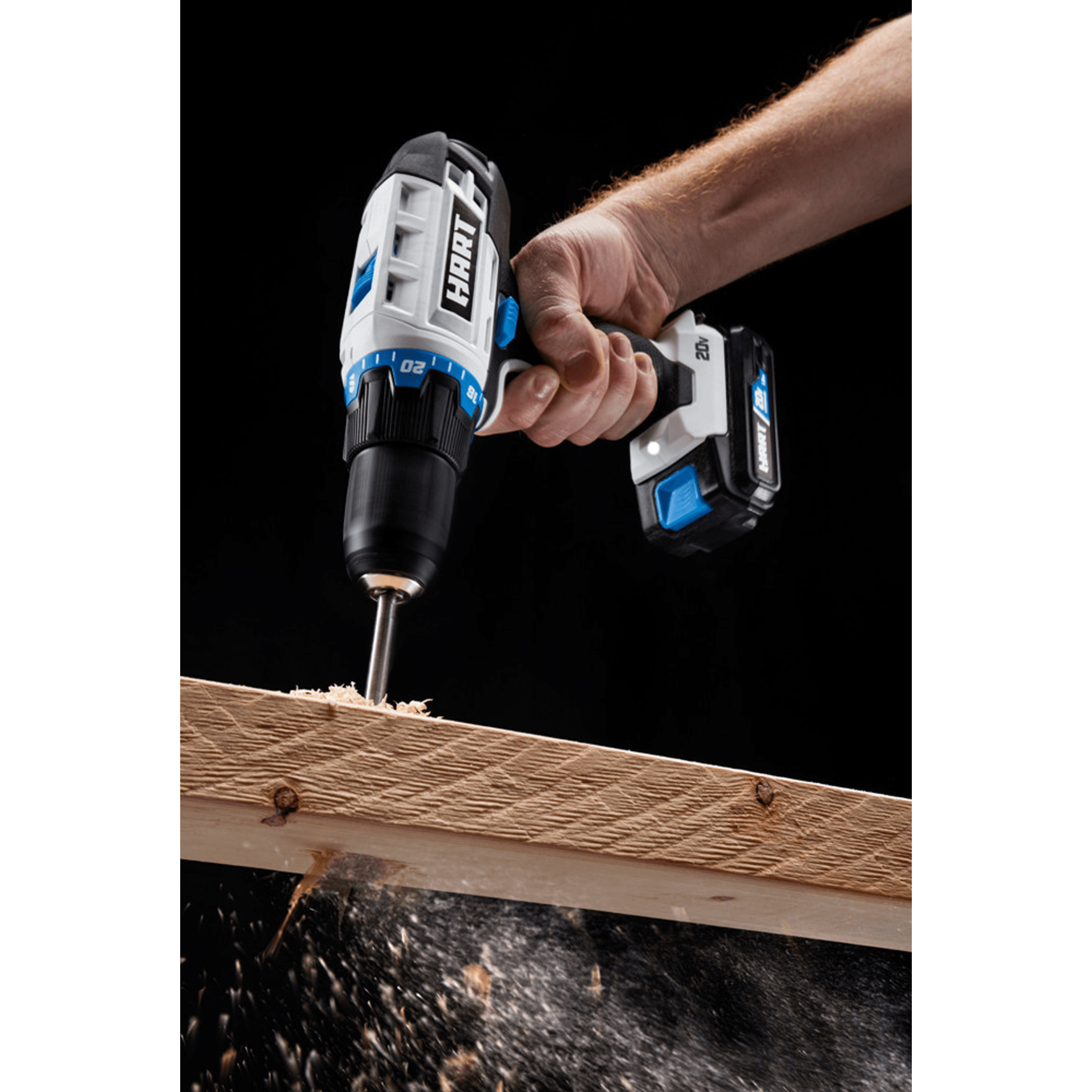 HART 20-Volt Cordless 1/2-inch Drill/Driver Kit (1) 1.5Ah Lithium-Ion Battery - image 10 of 17