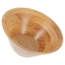 FRCOLOR Wood Vegetables Salad Bowl Appetizer Serving Bowl Wooden Cone Shaped Bowl