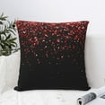 thumbnail image 4 of Pofeuu Red Glitter1 Print Double-sided plush pillowcase Square Throw Pillow Covers Pillows Cover for Living Room Bedroom Sofa Couch Cushion Cover（No pillow core）-22"x22", 4 of 7