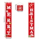 thumbnail image 4 of Cateissary 2 piezas de pancartas colgantes de Navidad, carteles de bienvenida para el porche, adornos de pared para el hogar, decoración de cumpleaños de Kits de decoración para fiestas Rojo Cateissary HA010416-01B, 4 of 6