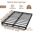 thumbnail image 3 of QUEEN Box Spring，5-inch heavy-duty metal mattress foundation，Easy Assembly, 3 of 6