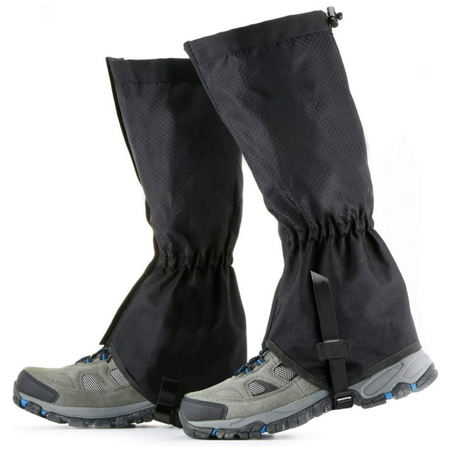 Polainas de nieve impermeables y ajustables para caminar con correa para el pie para senderismo, caza, mochileros y actividades al aire libre para hombres y mujeres