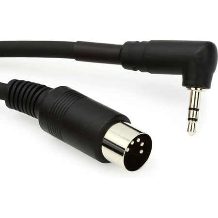 BOSS BMIDI-5-35 MIDI Breakout Cable - 3.5mm Male to 5-pin DIN, 5 ft