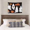 thumbnail image 4 of Kdxio Halloween Ghosts And Pumpkins Wall Hanging Tapestries Banner For Bedroom College Dorm Home Living Room Party Decor 29X37 In, 4 of 8