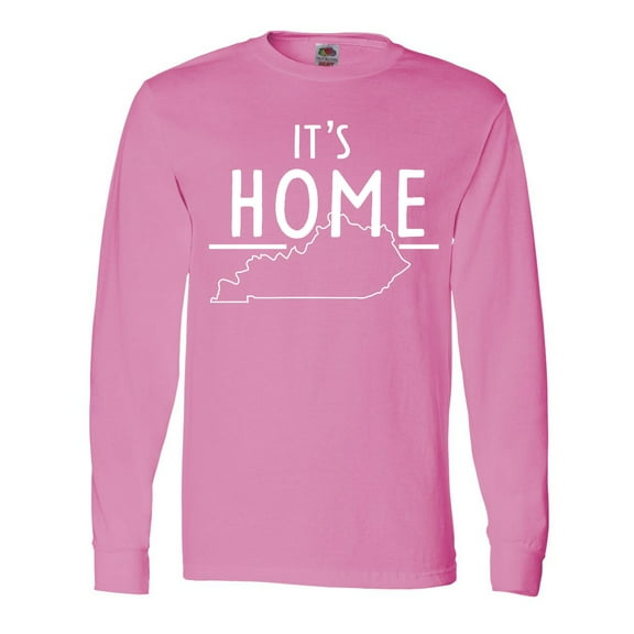 Inktastic It's Home- State of Kentucky Outline Long Sleeve T-Shirt