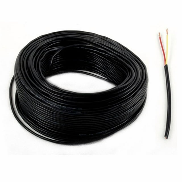 ALEKO Black Stranded Wire - LM151 - 2-Core - 30 Feet