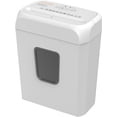 thumbnail image 2 of Bonsaii Low Noise Operation Paper Shredder, 6-Sheet Cross-Cut, Credit Card Shredder, Home Office, Handle for Document, Mail, Staple, 3.4 Gal Wastebasket, Easy-Carry Handle, White, 2 of 8