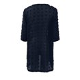 thumbnail image 7 of Long Cardigans for Women Lightweight Kimono for Casual Elegant Solid 3/4 Sleeve Open Front Blouse Tops Beach Cover Ups Kimono Cardigan, 7 of 7