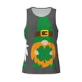 thumbnail image 4 of Haiem Spring St Patrick’S Day Irish Gnomes Men Workout Tank Top Gym Bodybuilding Sleeveless Muscle T Shirts Athletic Tank Breathable Workout Shirt-Medium, 4 of 9