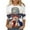 G-Multicolor, variant on Womens 4th of July Shirts Memorial Day Blouse for Women Fourth of July T Shirt Womens American Flag Tops Patriotic Tee Printed Round Neck Three Quarter Sleeve 3/4 Sleeve T-Shirt Loose Top