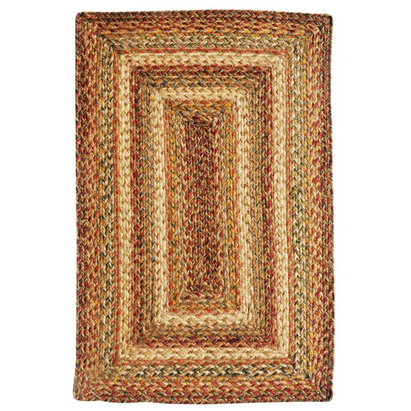 Homespice Decor 22" x 72" Rect. Harvest Jute Braided Runner