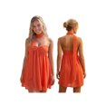 thumbnail image 2 of LMLYSoH Women's Tube Top Mini Dress Summer Fashionable Strapless Sleeveless Sweetheart Neck Dress with Scarf, 2 of 9