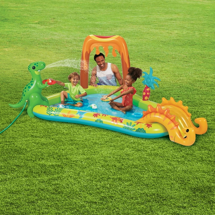 Play Day Inflatable Dino Play Center, Ages 2 and Up, Unisex